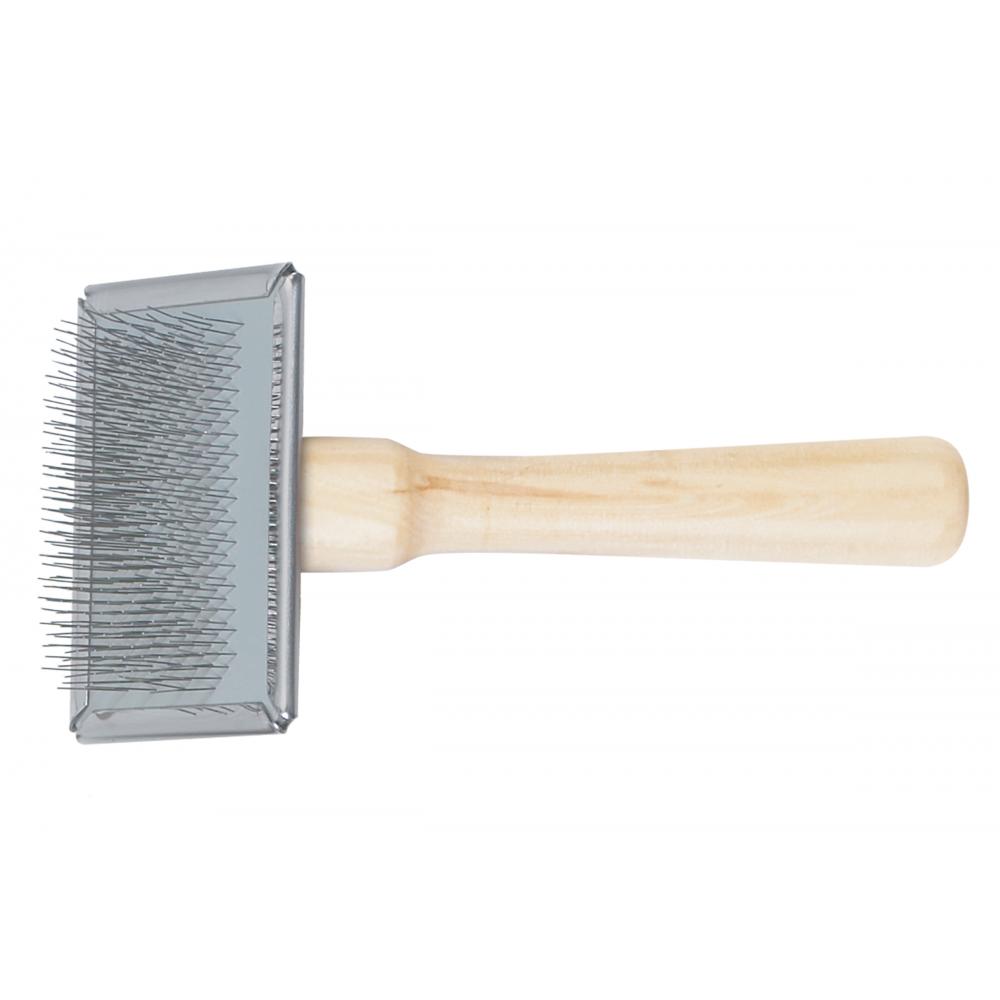 1 Ancol Wooden Handle Slicker Brush Small