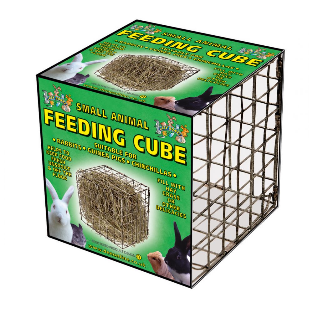 1 Lazy Bones Hay Feeding Cube Lge