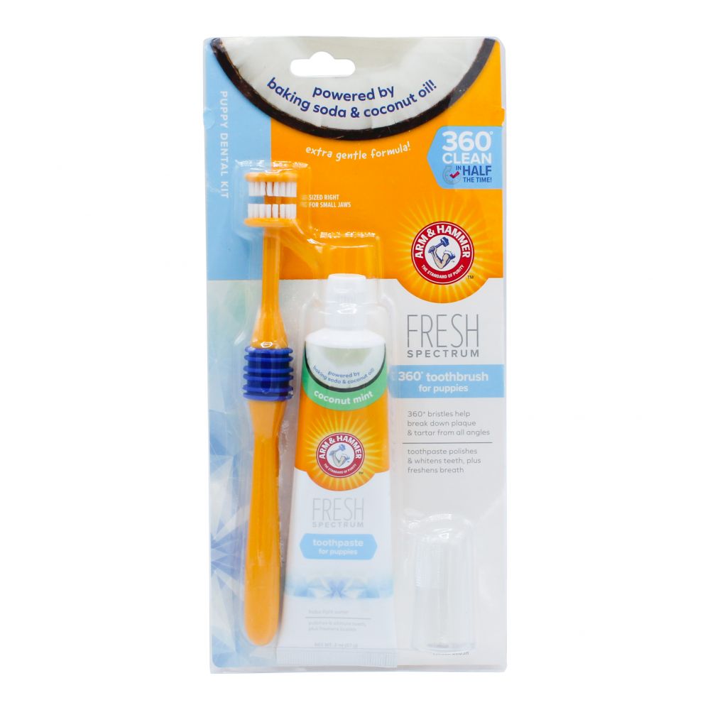 1  Arm & Hammer Fresh Coconut Dental Kit Puppy